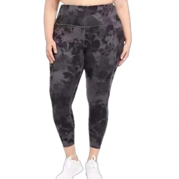 Danskin Active Leggings Soft Tapered Side Pockets Ladies Plus Size XXL NWT - Picture 2 of 8